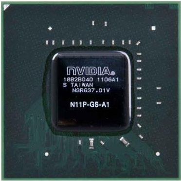 nVidia N11P-GS-A1 (GeForce GT 425M Fermi) Wymiana na nowy, naprawa, lutowanie BGA